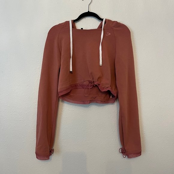 GYMSHARK x Whitney Simmons V1 Crop Pull String Hoodie - Picture 1 of 1